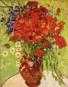 Vincent Van Gogh Red Poppies and Daisies painting